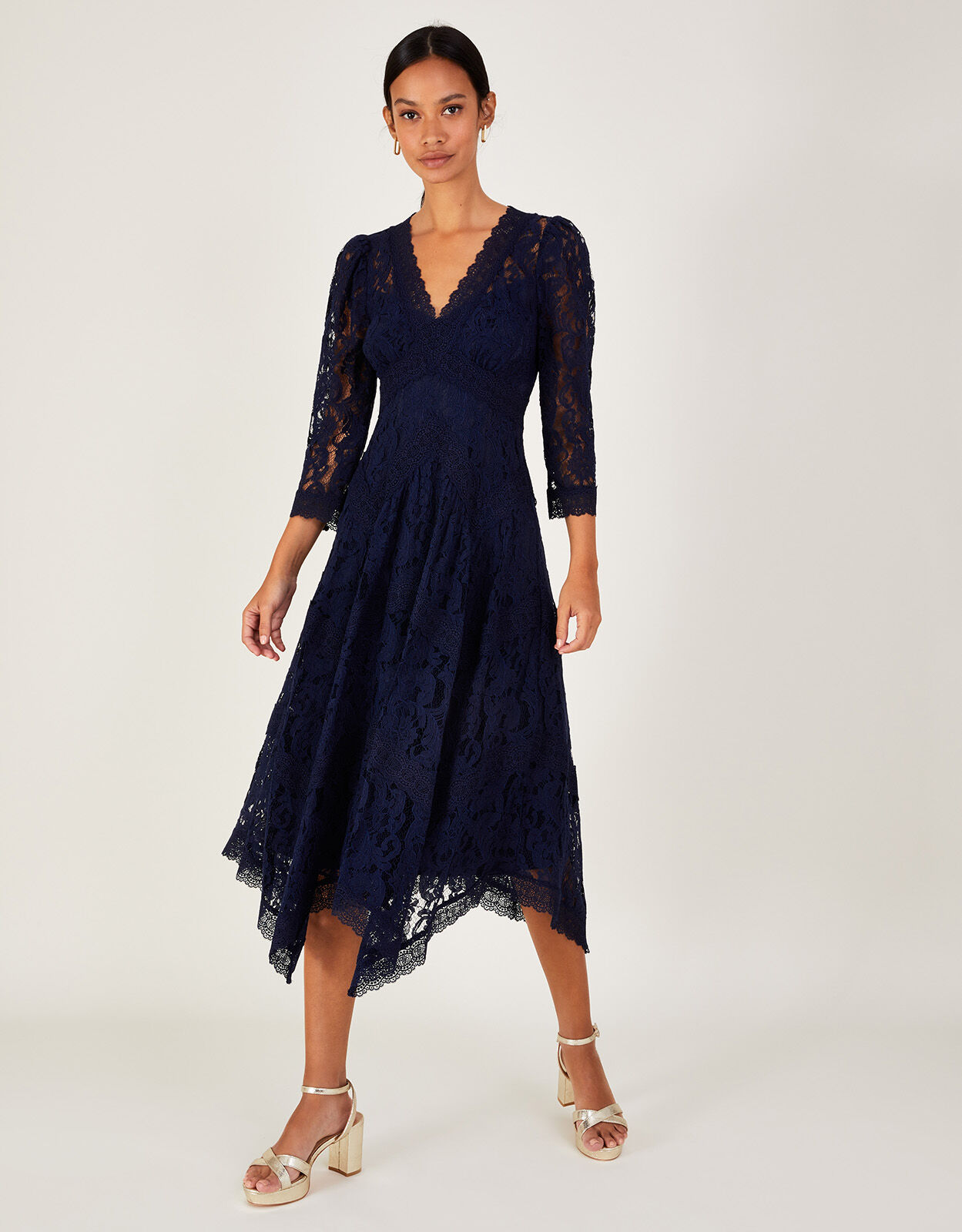 Monsoon hanky hem sales dress