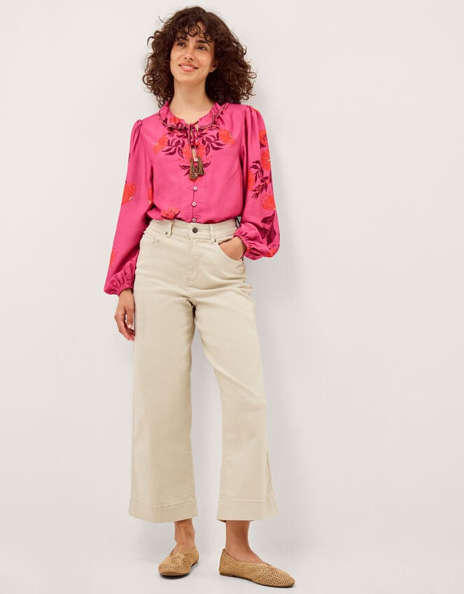 Koa Floral Print Blouse, Pink (PINK), large