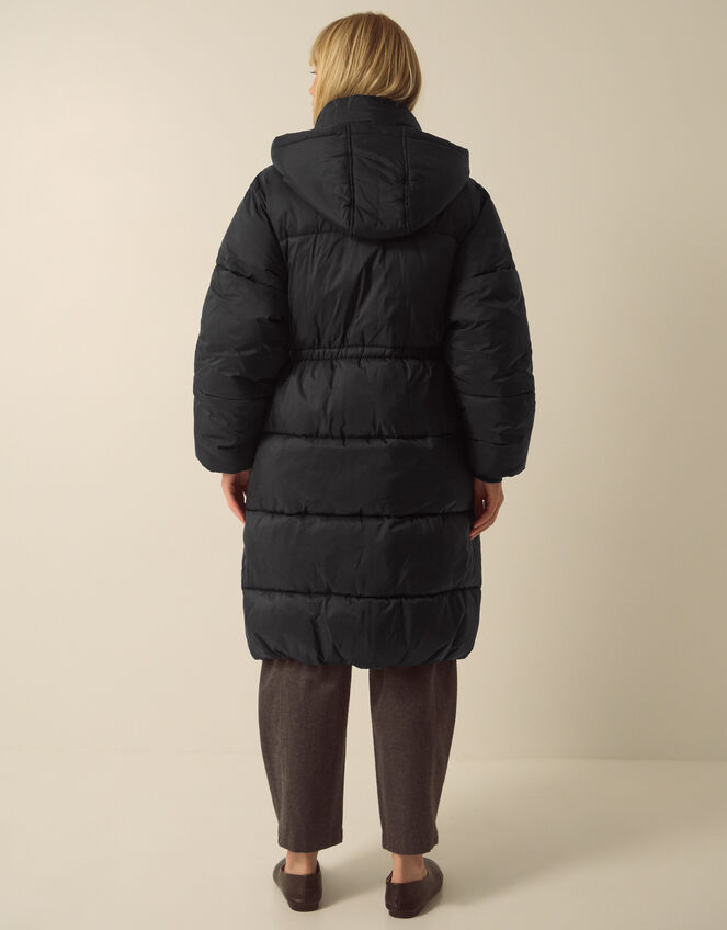Nuala Padded Mid Length Coat, Black (BLACK), large