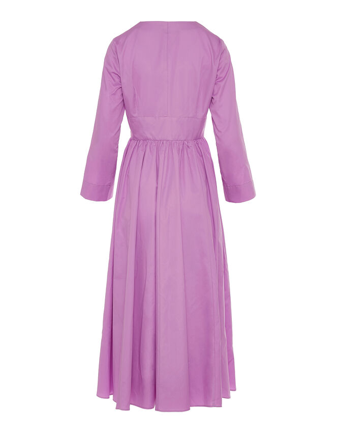 Devotion Twins Cycle Button-Front Maxi Dress, VIOLET, large