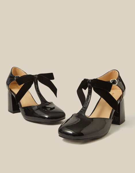 Ashley Patent Mary Jane Heels, Black (BLACK), large