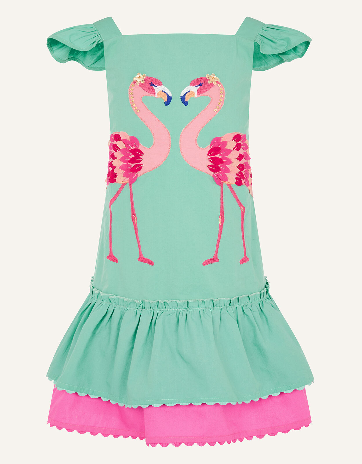Monsoon flamingo dress hotsell