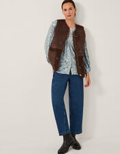 Mandy Paisley Print Blouse, Blue (BLUE), large