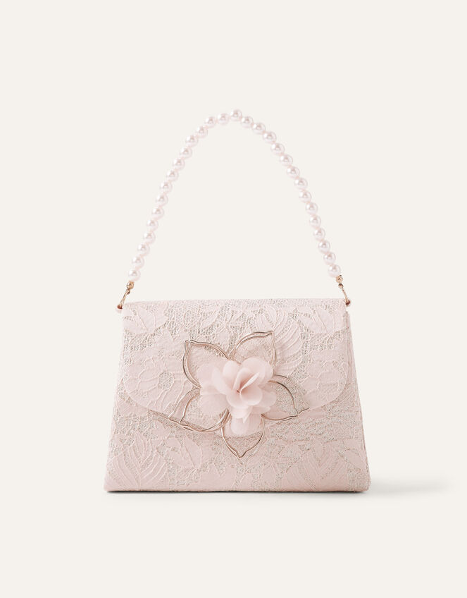 Jacquard Wire Flower Bag, , large
