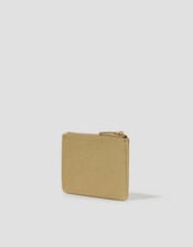 Faux Leather Coin Purse, Gold (GOLD), large