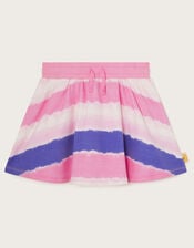 Sadie Stripe Tie Dye Skort, Pink (PINK), large
