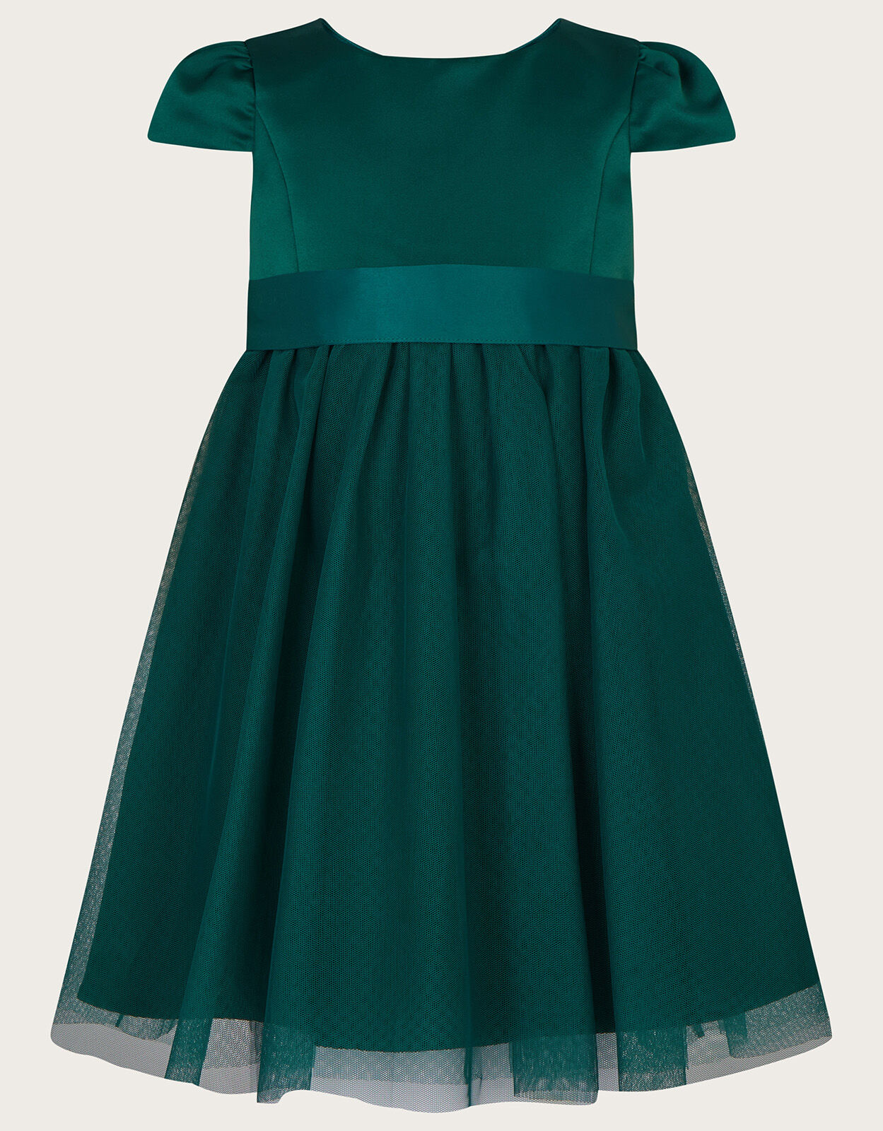 Baby Tulle Bridesmaid Dress Green