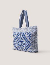 Janine Floral Tapestry Tote Bag, , large