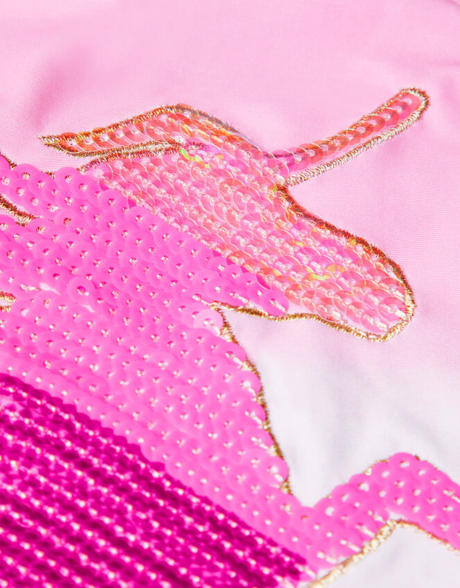 Sequin Unicorn Swimsuit, Pink (PINK), large