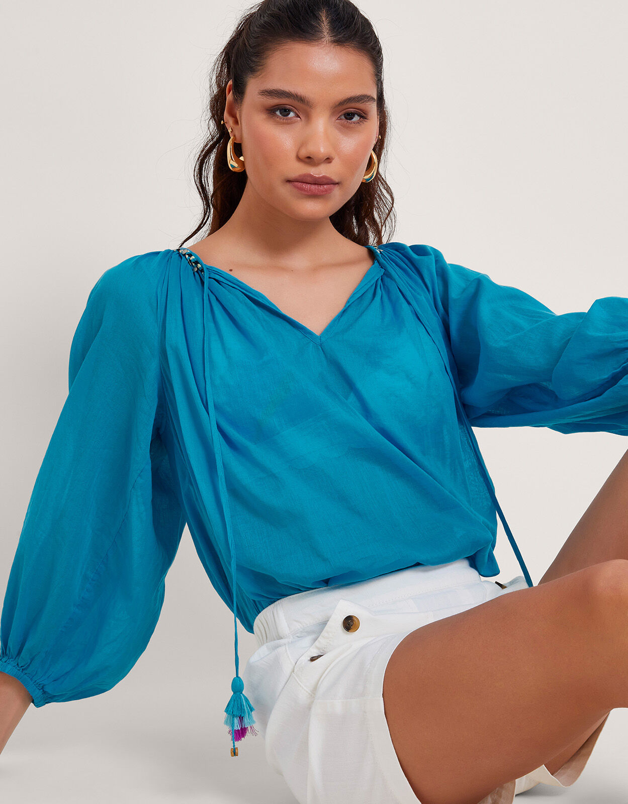 Women's summer tops and blouses top