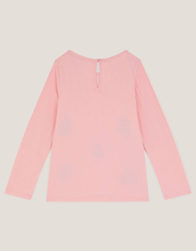 Christmas Baubles Long Sleeve Top, Pink (PINK), large
