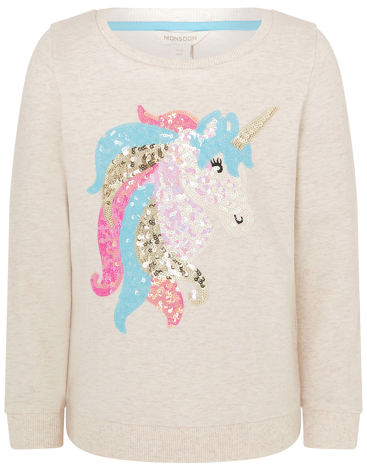 Unicorn sequin sweatshirt sales