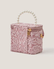 Pearly Lace Bow Bag, , large