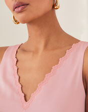 Heidi Satin Cami Top, Pink (BLUSH), large