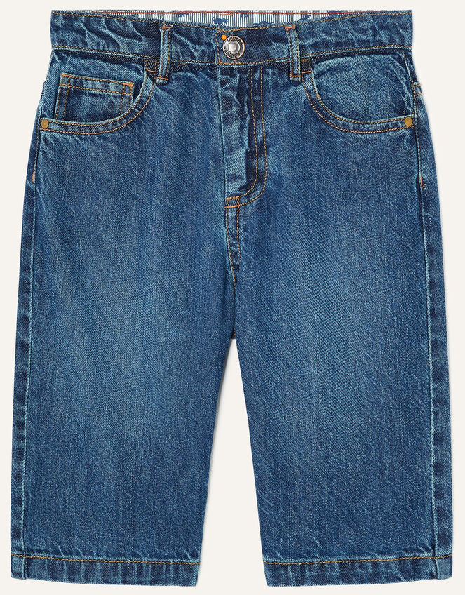 Denim Shorts, Blue (BLUE), large