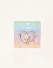 I Love Unicorns Hair Clip, , large