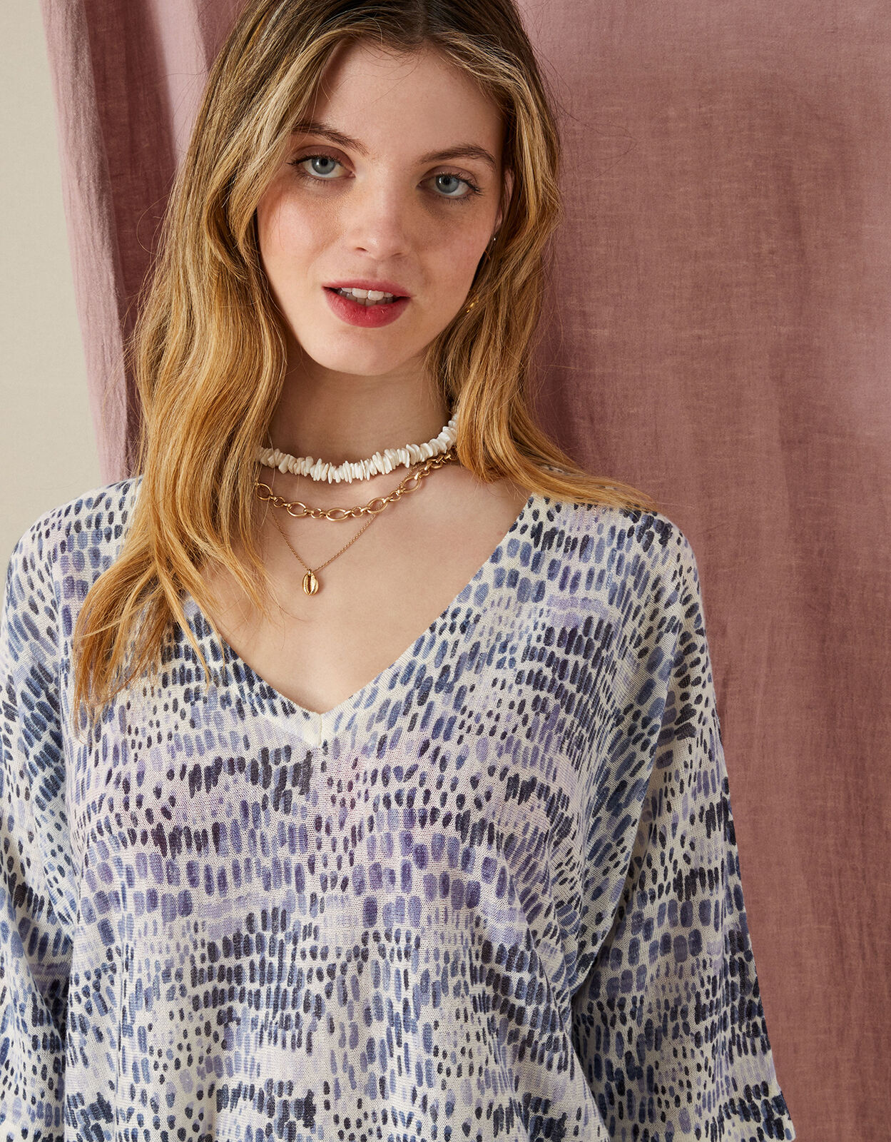 Monsoon linen jumper top