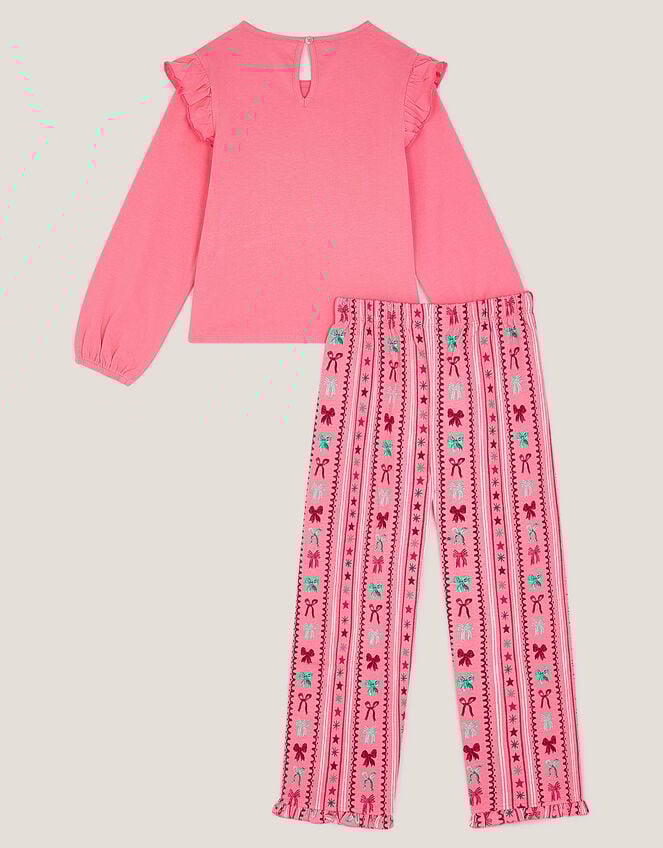 Christmas Bauble Pyjama Set, Pink (PINK), large