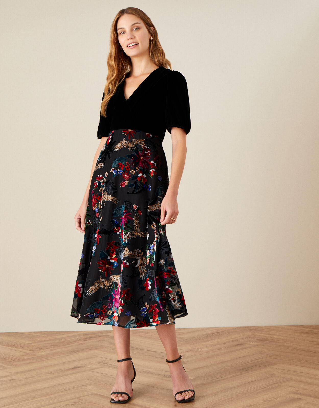 Monsoon sales devore dress