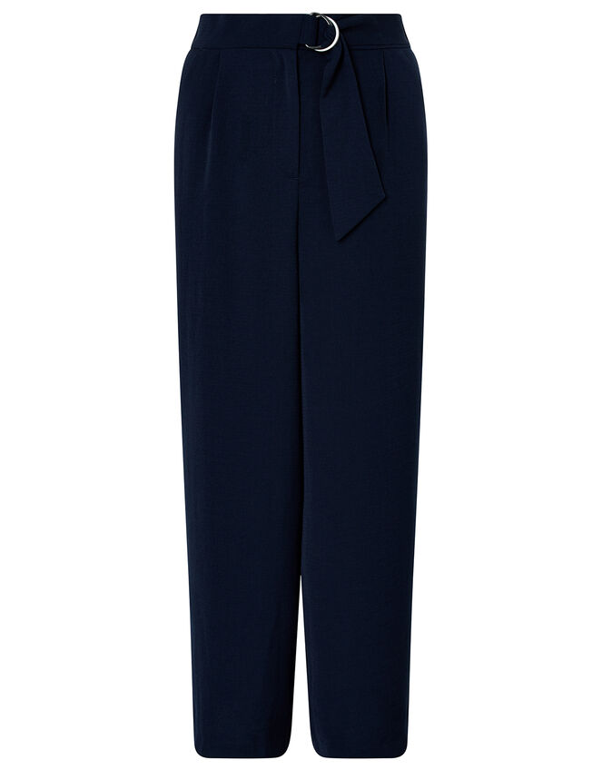 Mindy D-Ring Cropped Trousers, Blue (NAVY), large