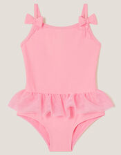 Baby Ruffle Skirt Swimsuit, Pink (PINK), large