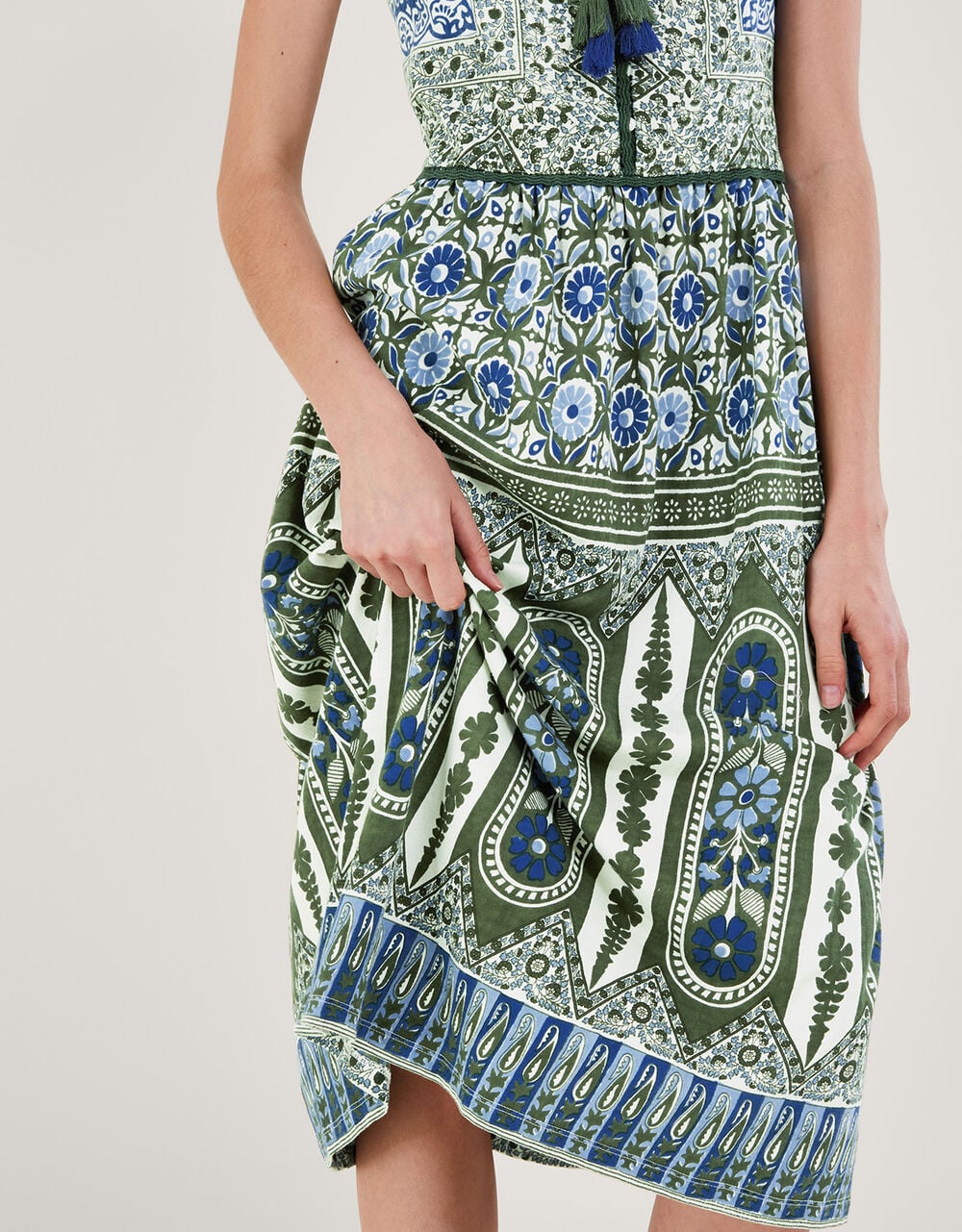 Green Mosaic dress