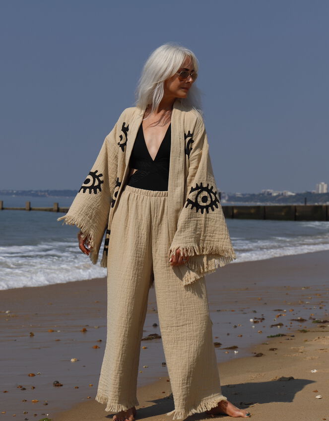 Meraki Beach Eye Kimono Two-Piece, , large