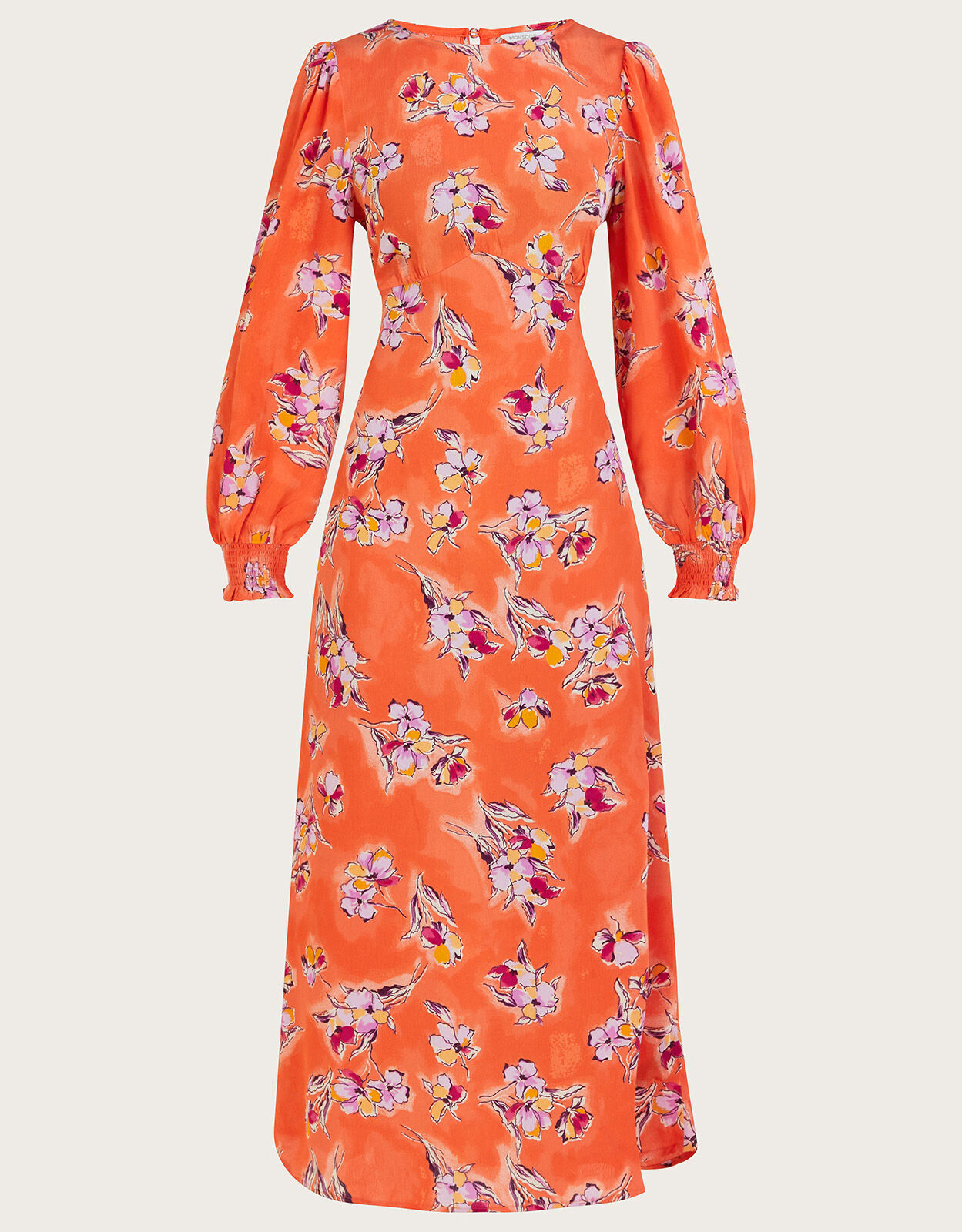 Monsoon orange sale maxi dress