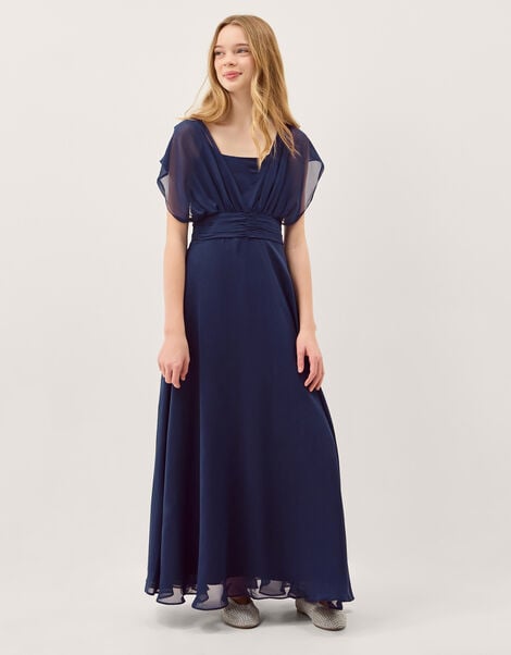 Maddison Multiway Chiffon Dress, Blue (NAVY), large