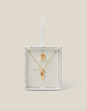 Initial Charm Necklace Set, Gold (GOLD), large
