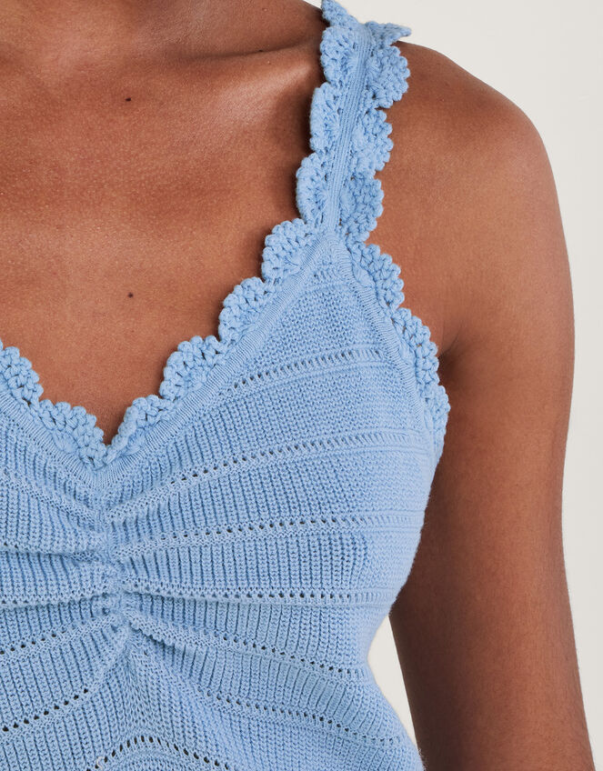 Hand Crochet Cami, Blue (BLUE), large