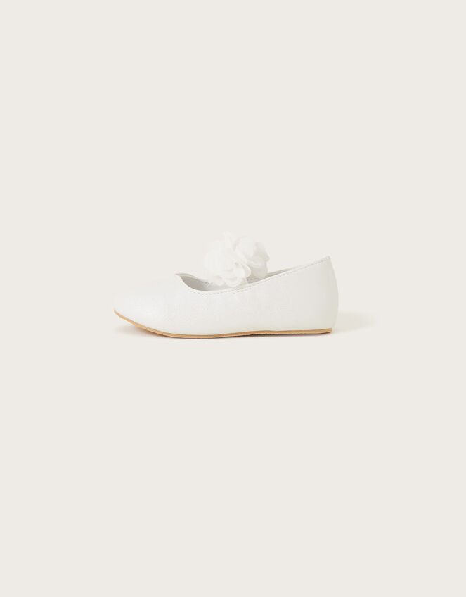Corsage Walker Shoes, Ivory (IVORY), large