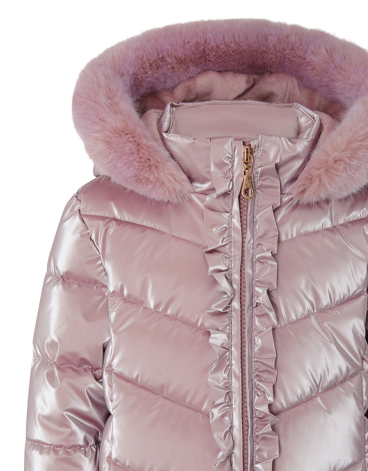Metallic sales pink coat