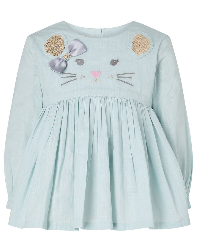 Baby Mouse Top and Leggings Set, Blue (AQUA), large