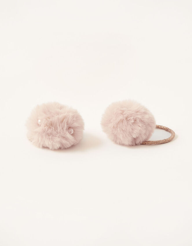 Pearly Pom-Pom Hairbands, , large