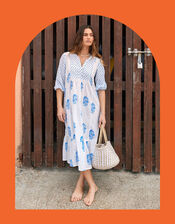 East Clover Dress, White (WHITE), large