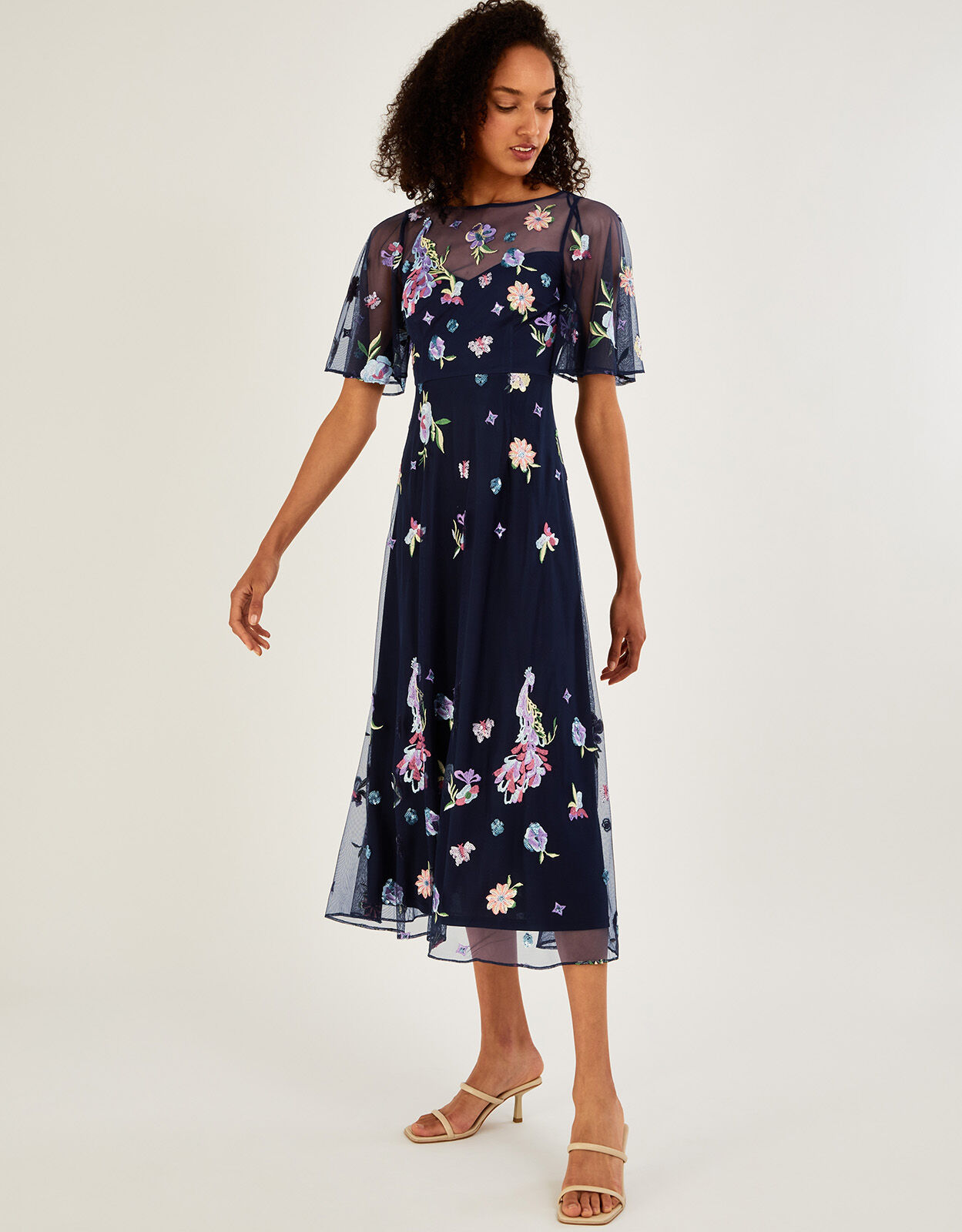 Monsoon blue deals dress