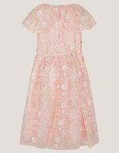 Latifa Floral Embellished Party Dress, Pink (PALE PINK), large