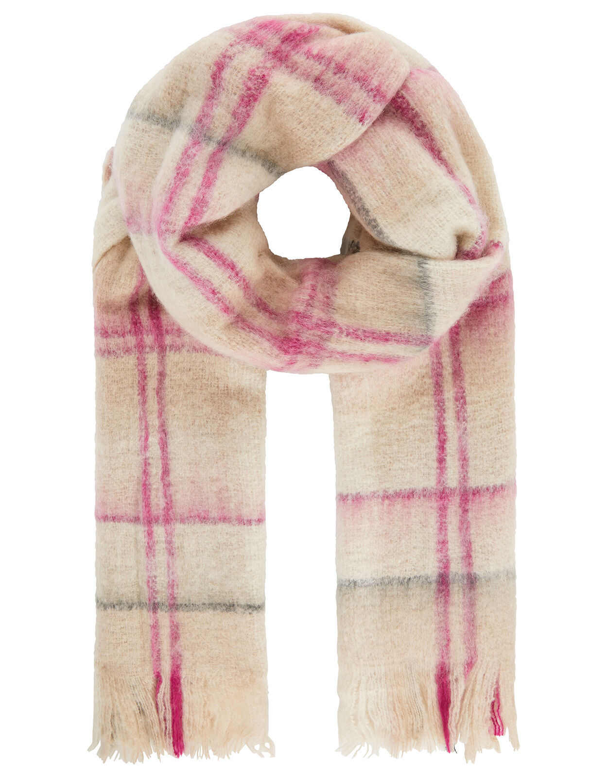 Checked blanket scarf clearance