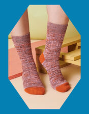 Catherine Tough Chunky Socks, DARK PINK, large