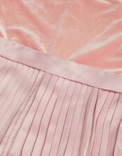 Quinn Velvet Pleated Jumpsuit, Pink (PINK), large