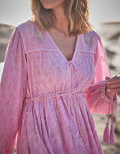 Dilli Grey Fifi Print Dress, Pink (PINK), large