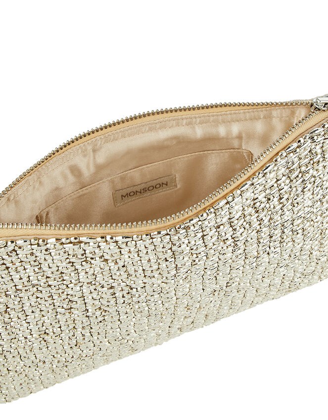 Brielle Beaded Bridal Pouch, , large