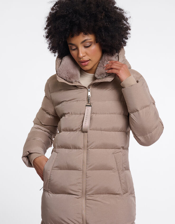 Rino & Pelle Hudson Long Padded Coat , Camel (BEIGE), large