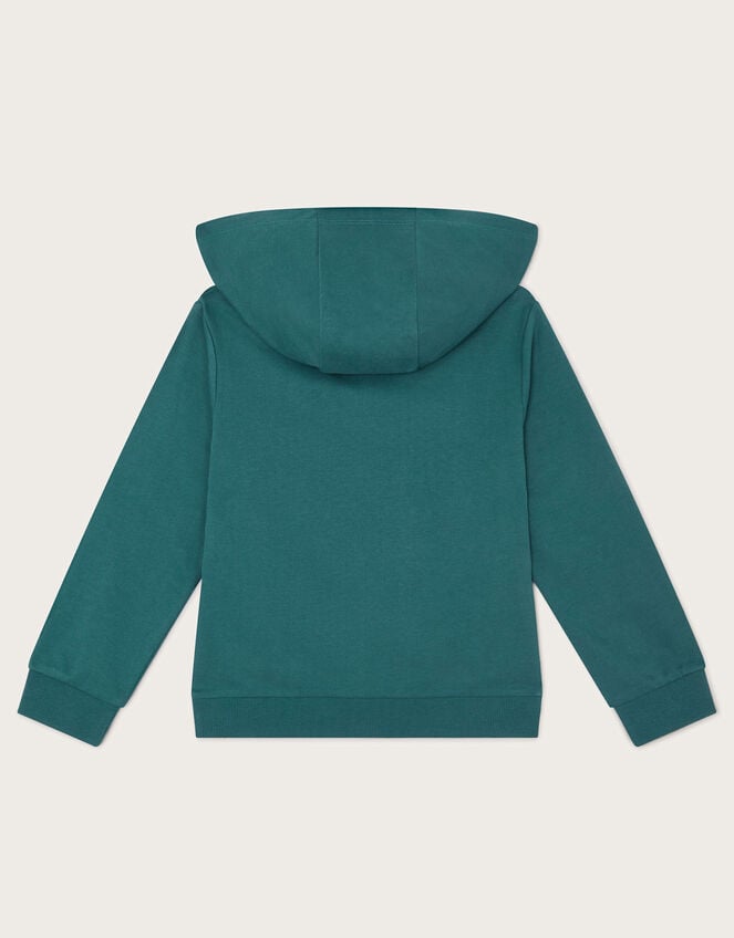 Skateboard Bear Hoodie, Teal (TEAL), large