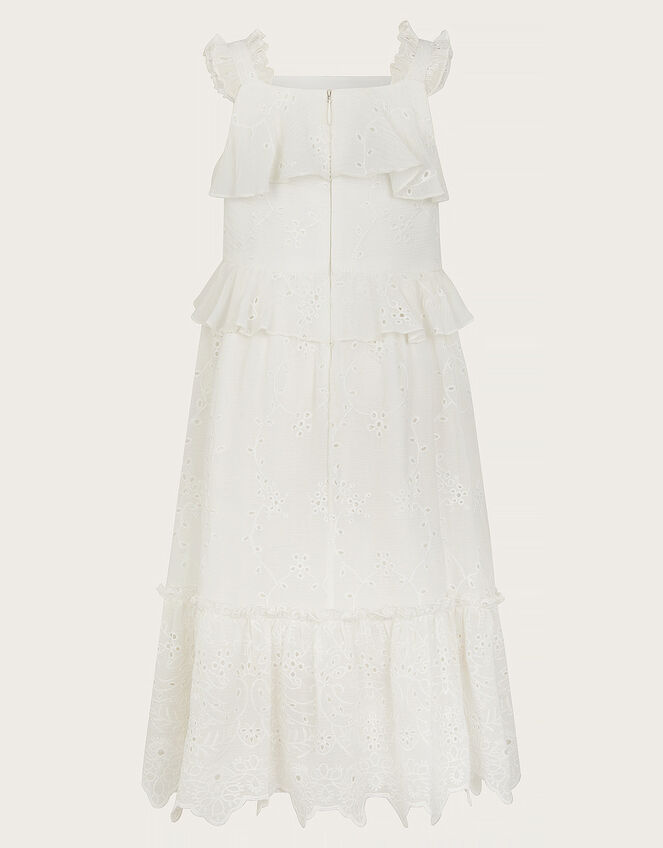 Zahara Broderie Dress, Ivory (IVORY), large