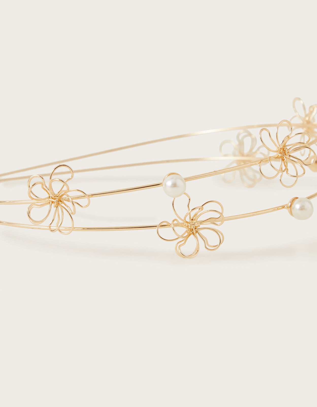 Wire Flower Headband
