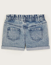 Denim Shorts, Blue (BLUE), large