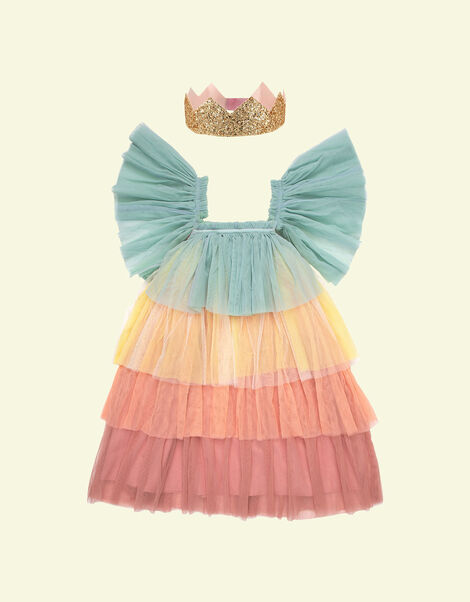 Meri Meri Rainbow Ruffle Princess Costume  Multi, Multi (MULTI), large