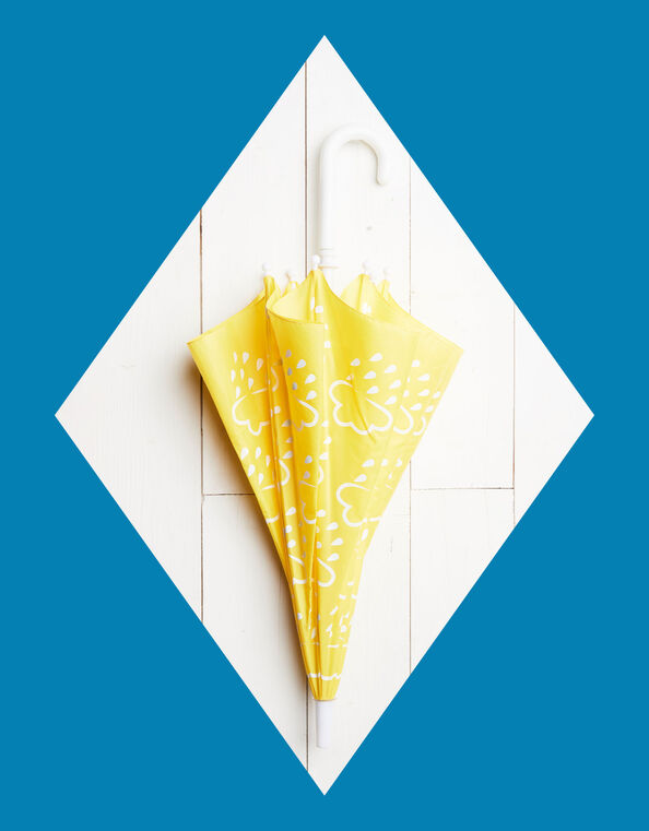 Grass and Air Colour-Revealing Umbrella, Yellow (YELLOW), large